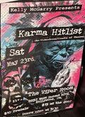 Signed Karma Hitlist Viper Room Show Poster